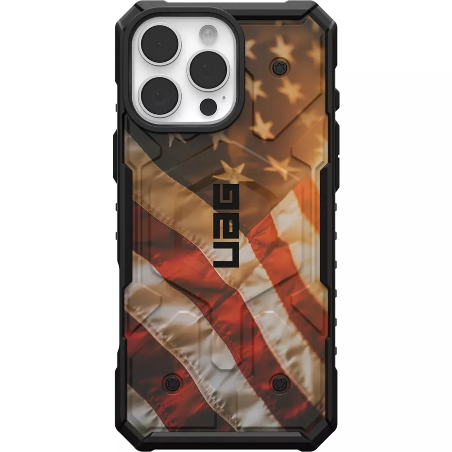 UAG Pathfinder SE Case with MagSafe for iPhone 16 Pro Max - American Flag | Verizon