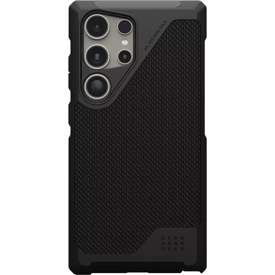 UAG Metropolis LT Case with Magnet for Samsung Galaxy S24 Ultra - Kevlar Black | Verizon