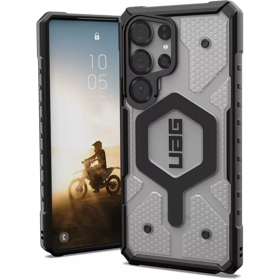 UAG Pathfinder Clear Case with Magnet for Galaxy S25+ - Black | Verizon