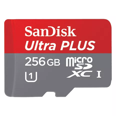 SanDisk Ultra Plus 256GB MicroSDXC UHS-I Card