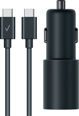 Cargador para auto PD USB-C de 30 W Verizon; certificación USB-IF