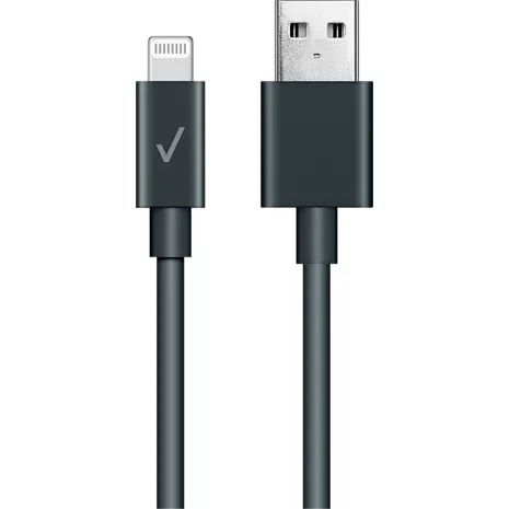 Verizon USB-A to Lightning Cable, 6ft Black image 1 of 1 