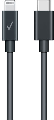 Universal Charging Cable, USB-A to Lightning, USB Micro-B and USB-C, 6 ft.