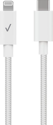 Verizon Braided Cable USB-C to Lightning, 10ft, Eco-Friendly Fast Charging