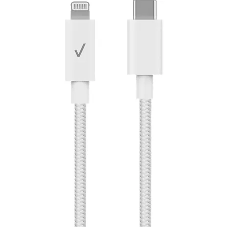 Verizon Braided Cable USB-C to Lightning, 10ft, Eco-Friendly Fast Charging