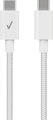 Verizon Braided Cable USB-C to USB-C,10ft, Eco-Friendly Fast