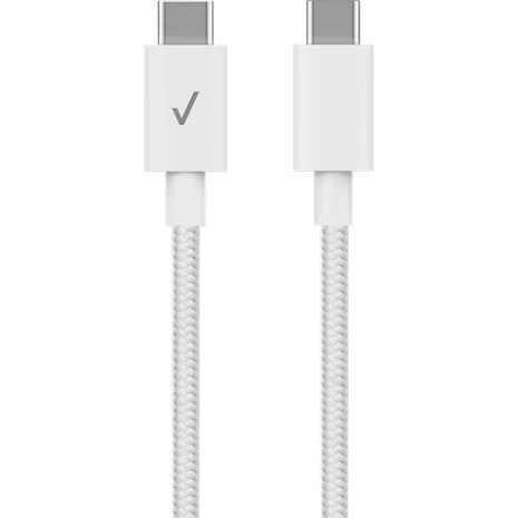 Verizon Braided Cable USB-C to USB-C,10ft, Eco-Friendly Fast Charging