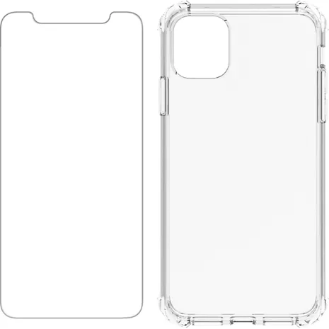 Verizon Case & Glass Screen Protector Bundle for iPhone 11