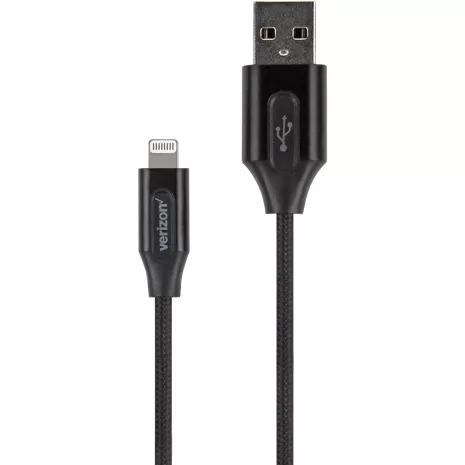 Cable para cargar trenzado Lightning a USB-A de Verizon de 6 pies