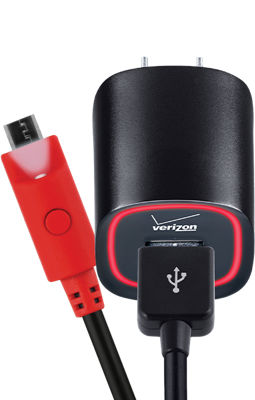 verizon wall charger with fast charge technology for micro usb