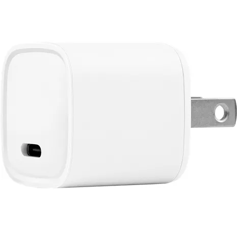 20W USB-C Wall Charger w/ USB-C to Lightning Cable WHT –