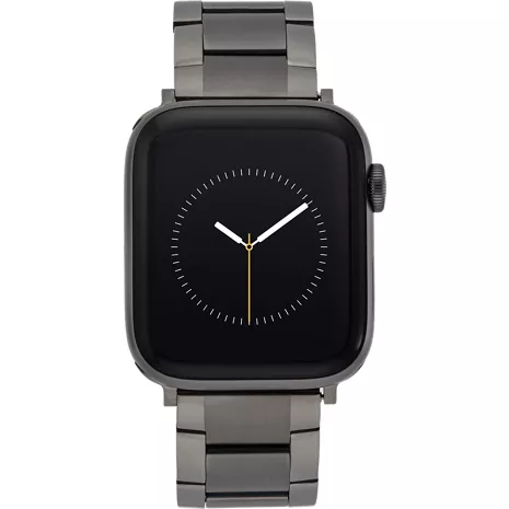 Vince Camuto Gunmetal Grey Stainless Steel Link Band for Apple