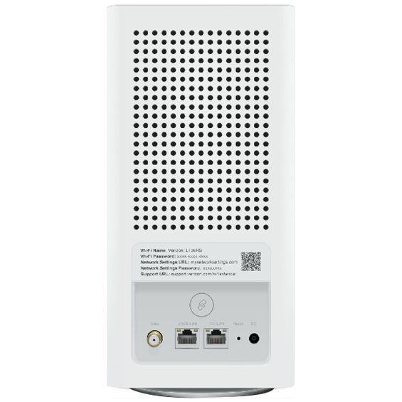 Back view of Verizon Wi-Fi Extender