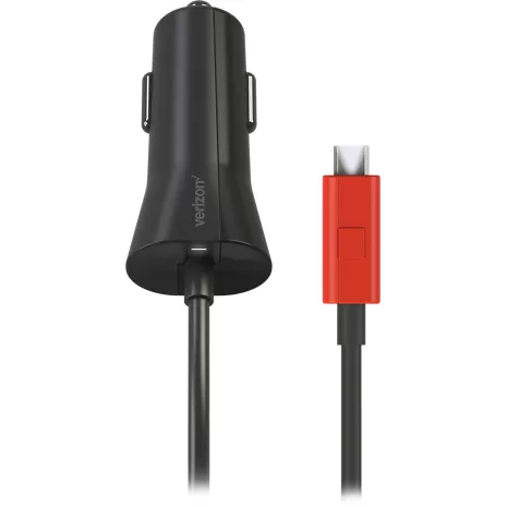 Verizon Cargador para auto Micro USB con Quick Charge - 24 W