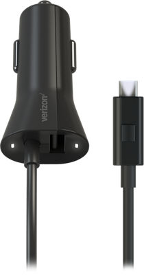 New Samsung 10258 Micro USB Vehicle Charger W/ LED Indicator 2 Pack 