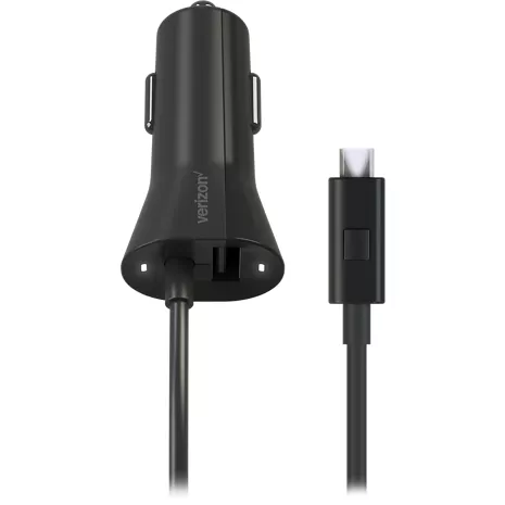 Verizon Micro USB Car Charger with LED Light