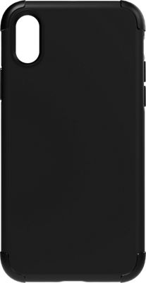 Rubberized Slim Case for iPhone XS/X - Black