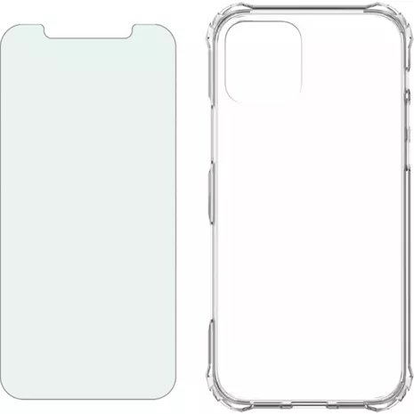 Verizon Clarity Case & Blue Light Screen Protector for iPhone 12/iPhone 12 Pro