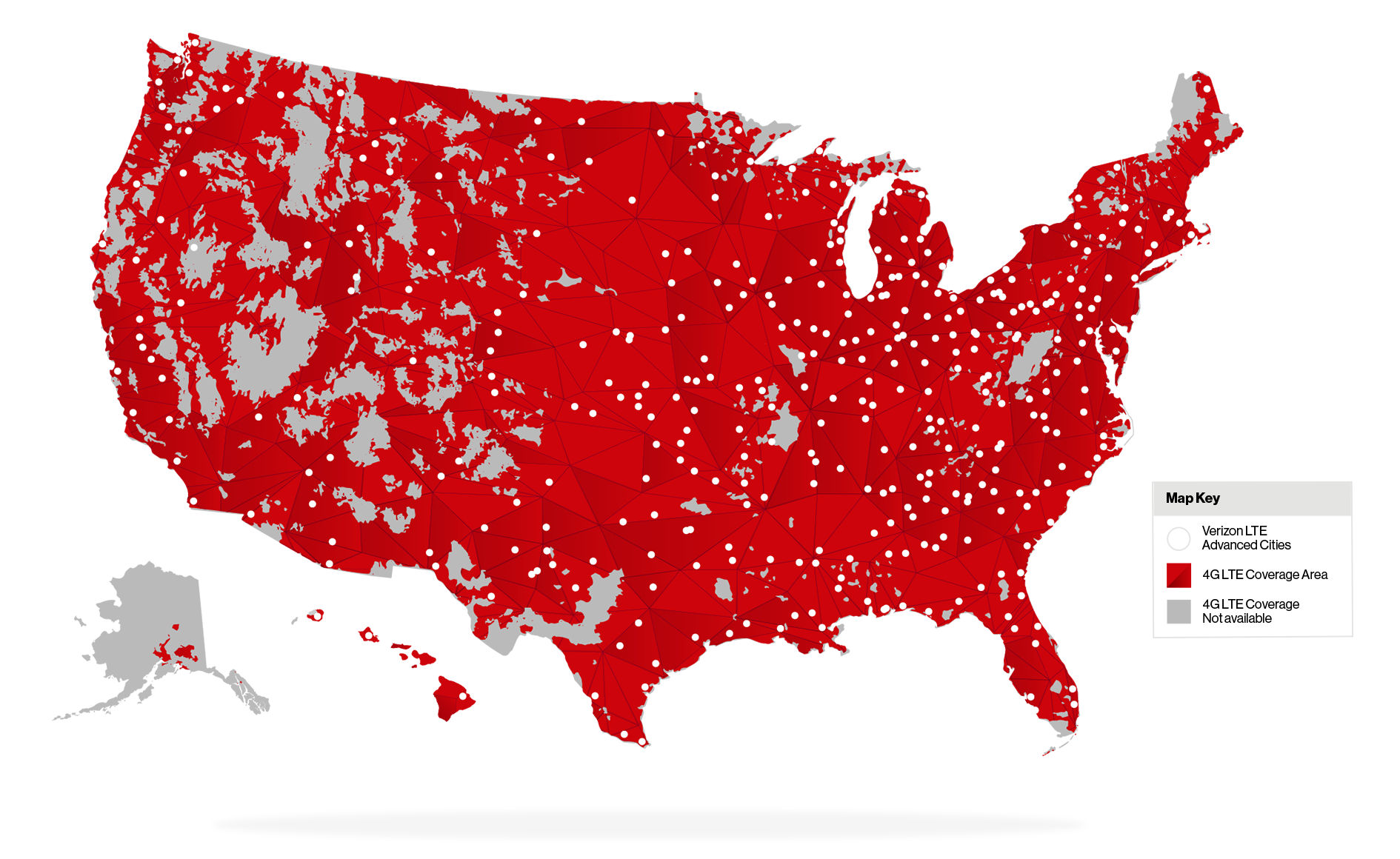 Verizon Wireless Network Map