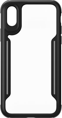 Slim Guard Clear Grip Case for iPhone XR - Black/Grey