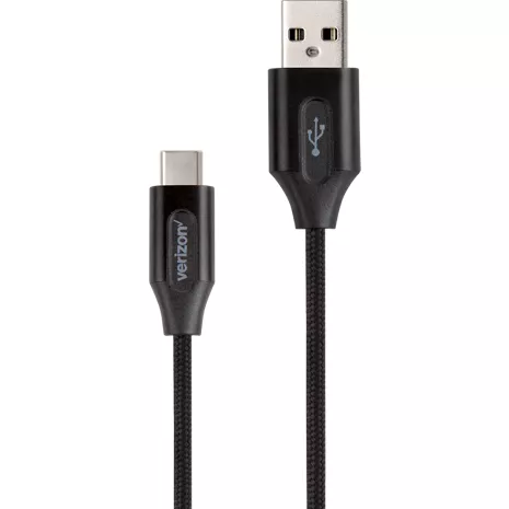 Verizon USB-C to USB-A Braided Charging Cable - 6 ft.