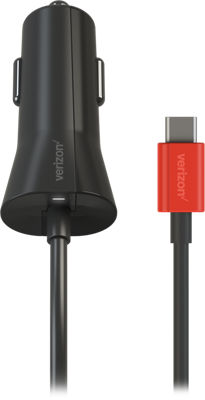 Verizon Cargador rápido USB-C de 30 W para auto, USB Power Delivery