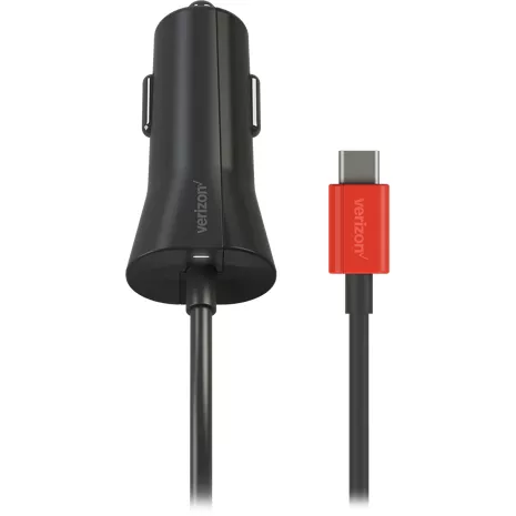 Cargador Para Auto 2 Entradas Usb Y Type C Carga Rápida Color