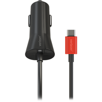 Verizon USB-C Car Charger With Fast Charge Technology Vehicle Charging 