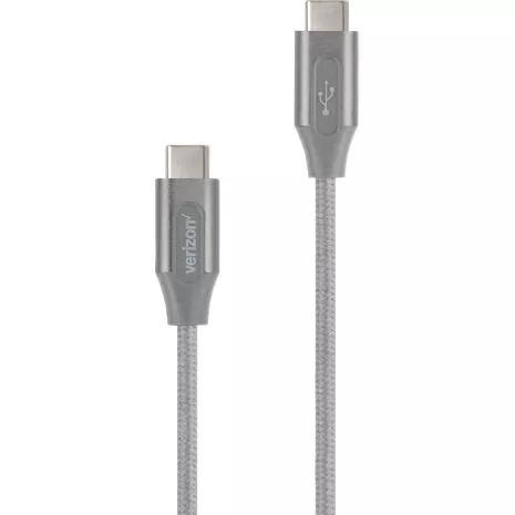 Verizon USB-C to USB-C 10ft. Cable trenzado para cargar