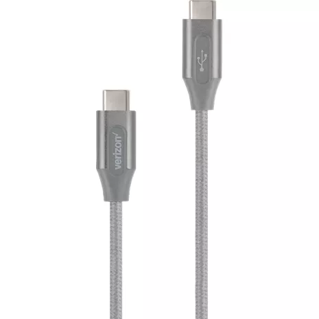 Verizon USB-C to USB-C 10ft. Cable para cargar trenzado