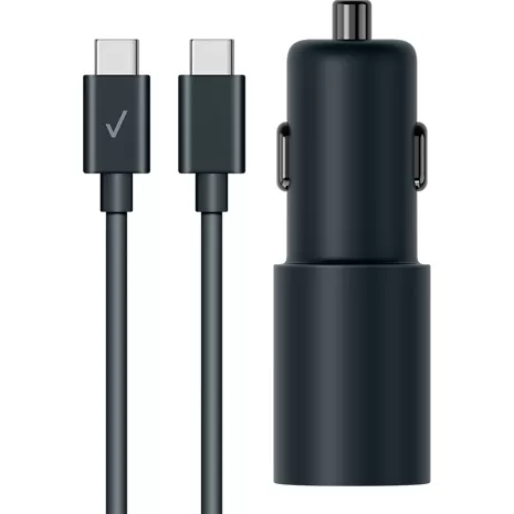 Verizon Vehicle Charger 45W with USB-C to USB-C Cable