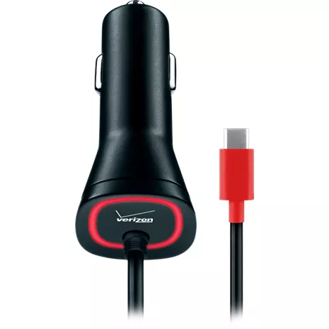 Verizon USB Type-C Car Charger with Fast Charge Technology