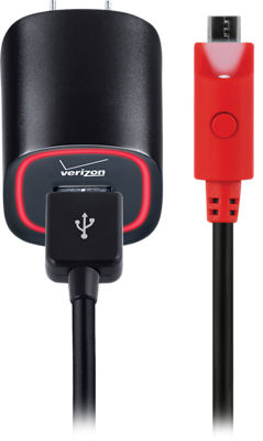 verizon wall charger with fast charge technology for micro usb