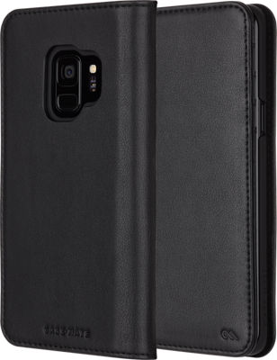 Wallet Folio Case for Galaxy S9 - Black
