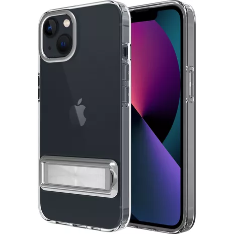 AQA Clear Cover with Kickstand Case for iPhone 13