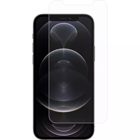 AQA Protector de pantalla de vidrio templado para el iPhone 12 Pro Max, paquete de 2 Transparente imagen 1 de 1