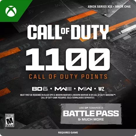 Microsoft Xbox Call of Duty Points 1100 eGift