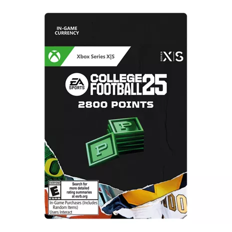 Microsoft Xbox College Football 25 28K Pts eGift