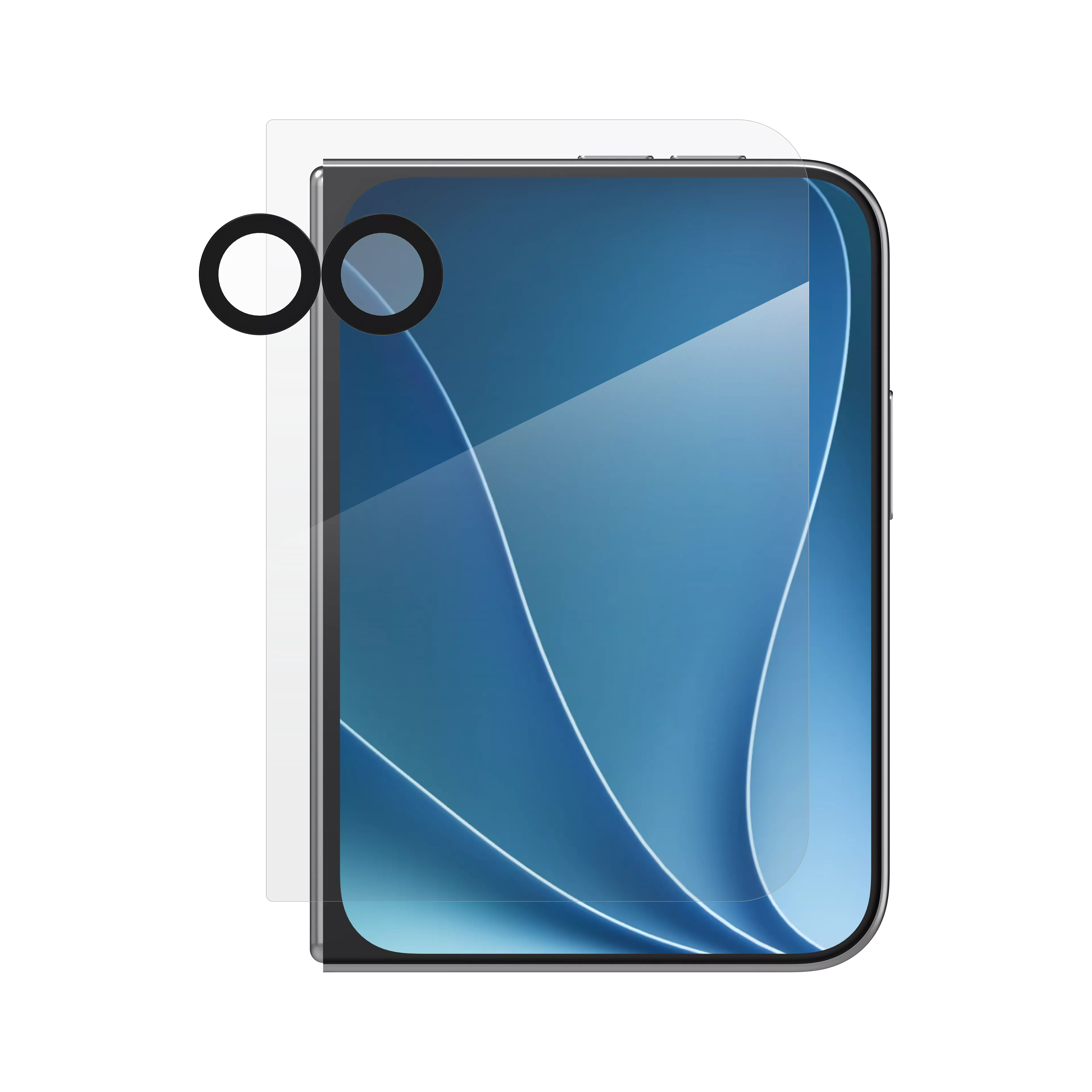 Screen and Camera Lens Protection Bundle for iPhone Duo