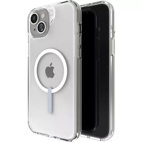 ZAGG Funda Crystal Palace Snap con MagSafe para el iPhone 15 Plus y iPhone 14 Plus