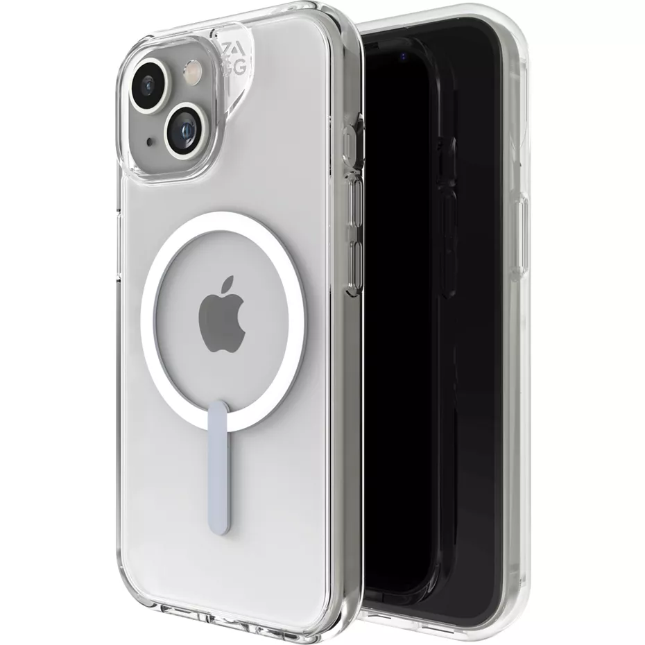 Zagg Crystal Palace Snap Case with MagSafe for iPhone 15, iPhone 14, and iPhone 13 - Clear | Verizon