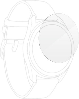 ZAGG InvisibleShield Fusion Antimicrobial Screen Protector for Galaxy Watch6  and Watch5 40MM