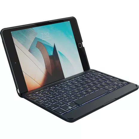 Zagg 103003175 Folio Backlit Tablet Keyboard Case for iPad Mini 5