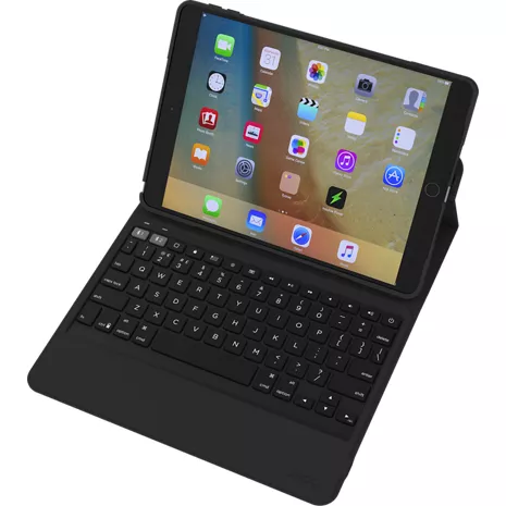 Estuche tipo billetera resistente con teclado ZAGG Messenger Book para iPad​​ 
