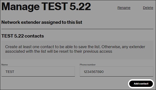 Add contacts