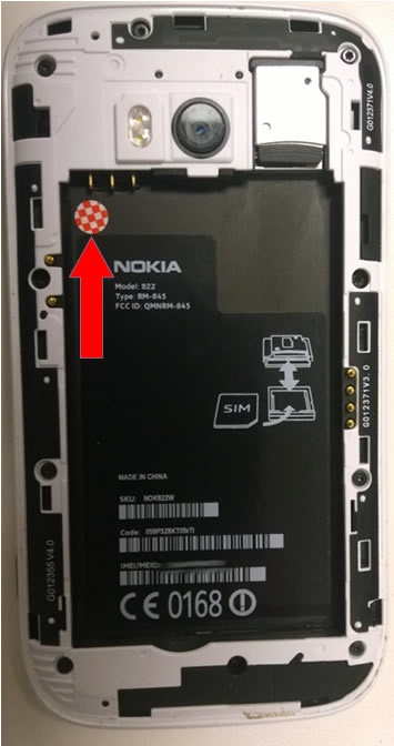 Nokia LDI Battery Tray Face