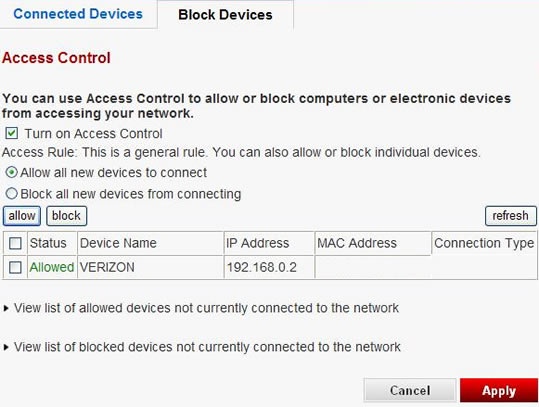Device Restrictions
