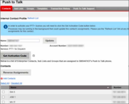 Click get activation code