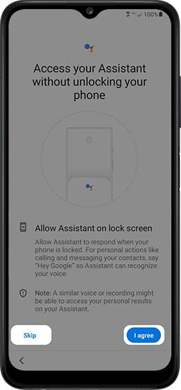 Access Google Assistant