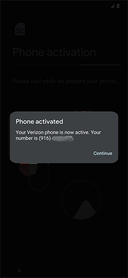 Phone activation